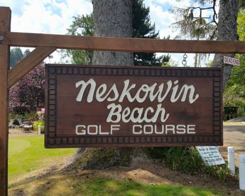 117 Neskowin Resort Golf Sign
